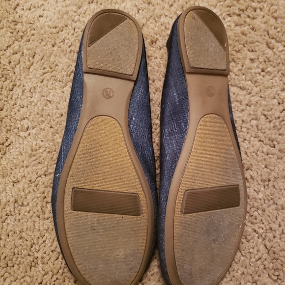3/$15 Denim flats - Picture 3 of 3